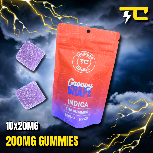 Thunder canna - GRAPE 10 X 20MG - 200MG Main Image