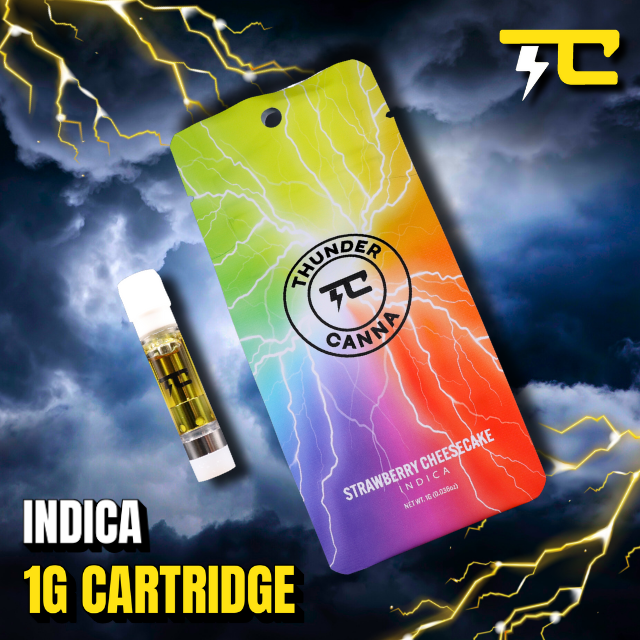 Thunder canna - STRAWBERRY CHEESECAKE 1G CARTRIDGE