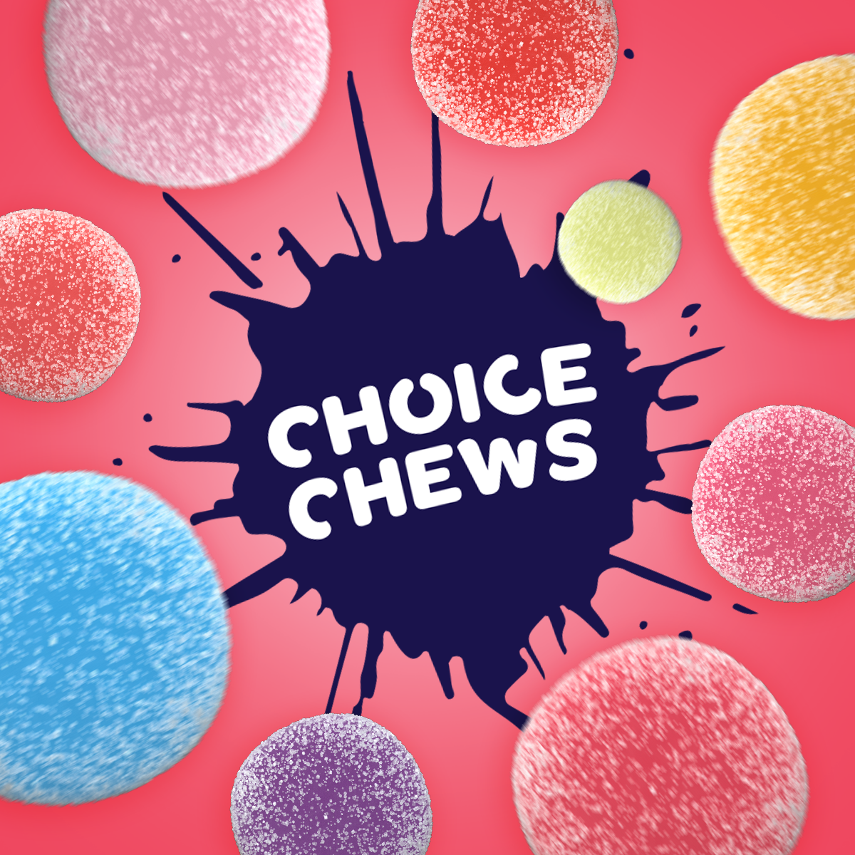 Choice Chews Red Razz Haze 100mg