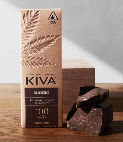 Kiva - DARK CHOCOLATE BAR 200MG