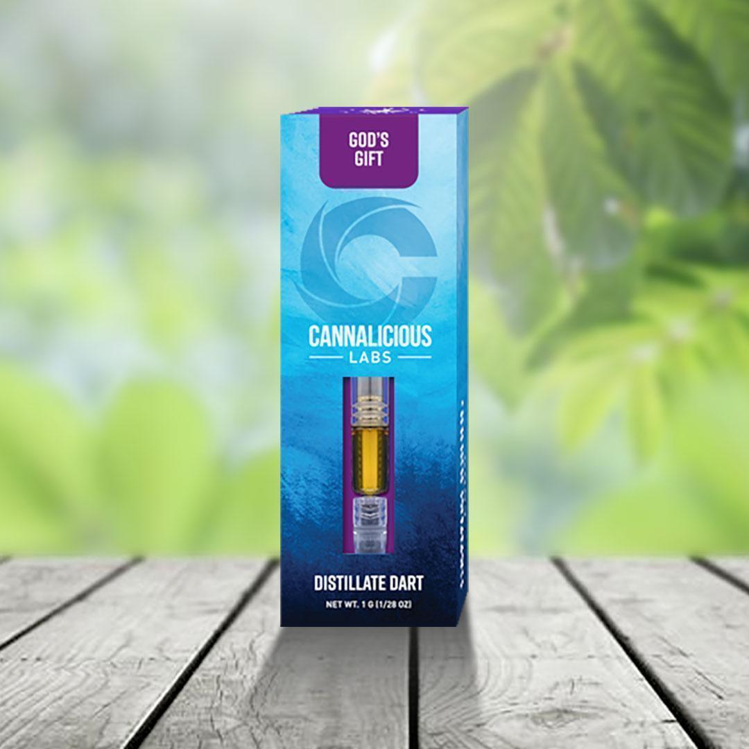 Cannalicious - GOD'S GIFT DISTILLATE DART 1G Main Image