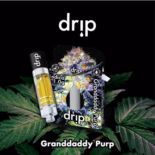 Drip - GRANDDADDY PURP - 1G CARTRIDGE Main Image
