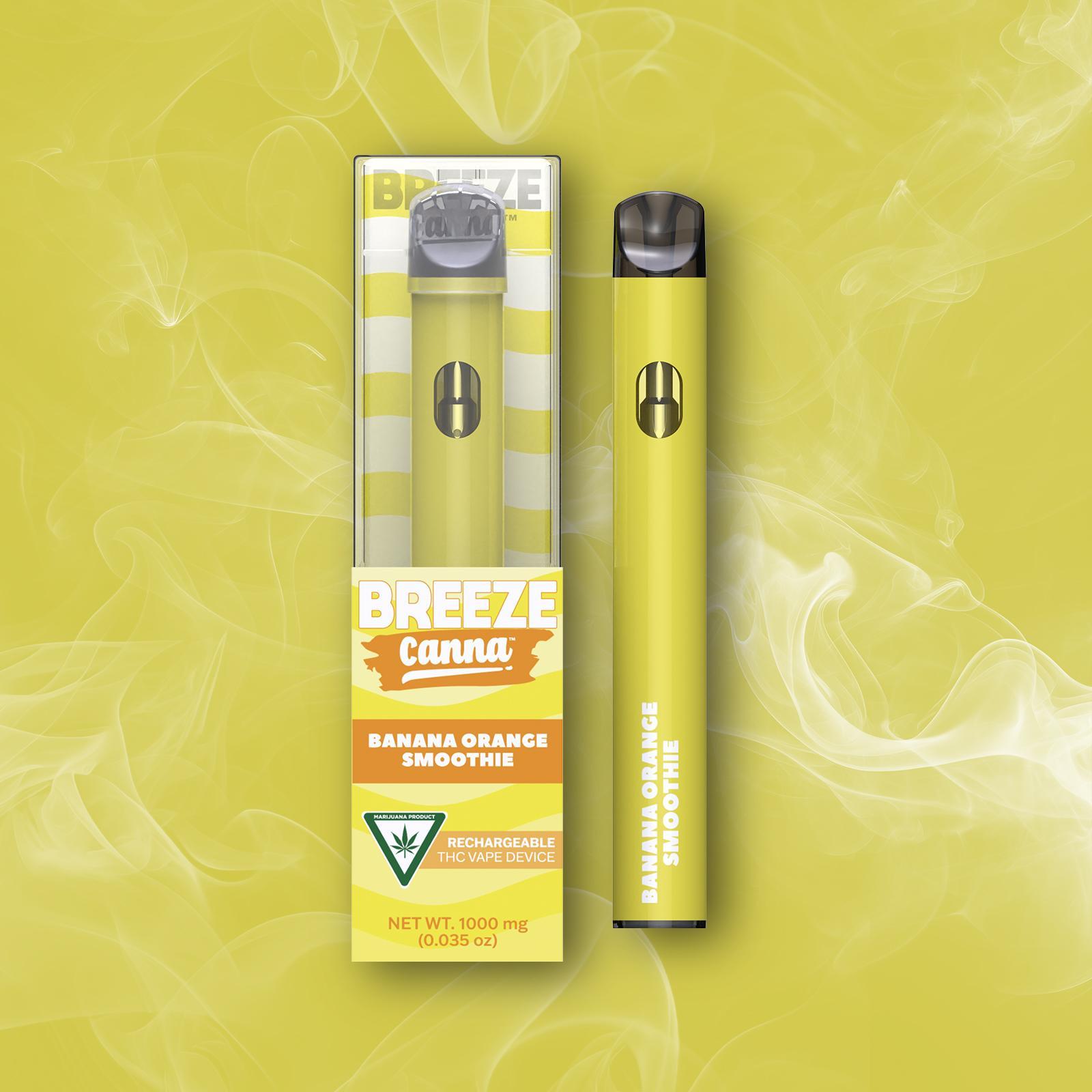 Breeze - BANANA ORANGE SMOOTHIE 1G DISPOSABLE Main Image