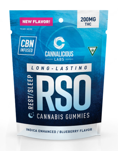 RSO REST GUMMY - BLUEBERRY 200MG