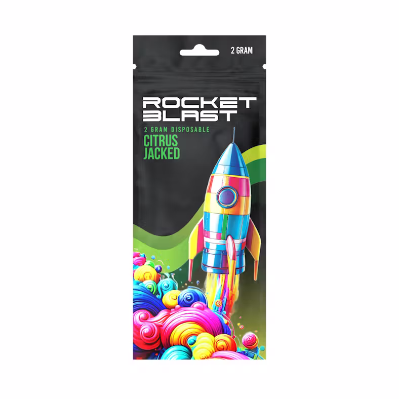 Distro 10 - ROCKET BLAST - CITRUS JACKED - 2G DISPOSABLE