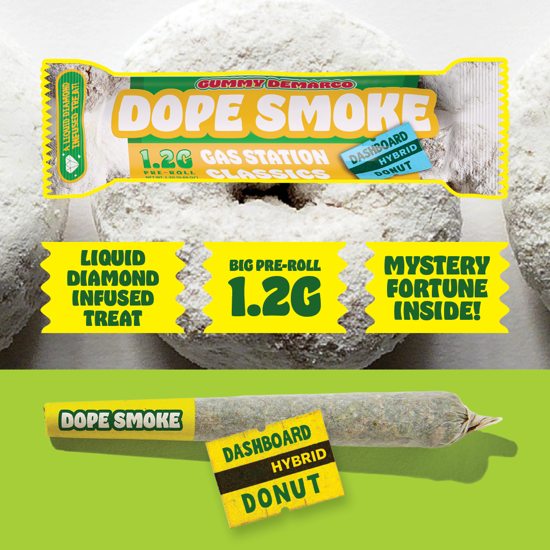 Dope smokez gas station - Dashboard Donut 1.2g LQD Infused Pre-Roll Main Image