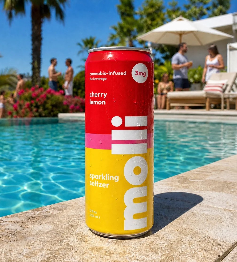 Molli - Beverage - Cherry Lemon Seltzer - 3 mg