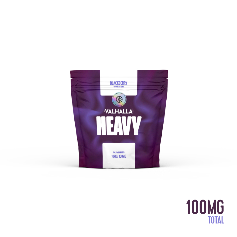 BLACKBERRY | HEAVY HIGH DOSE | 1:1THC:CBN - 100mg | Edibles