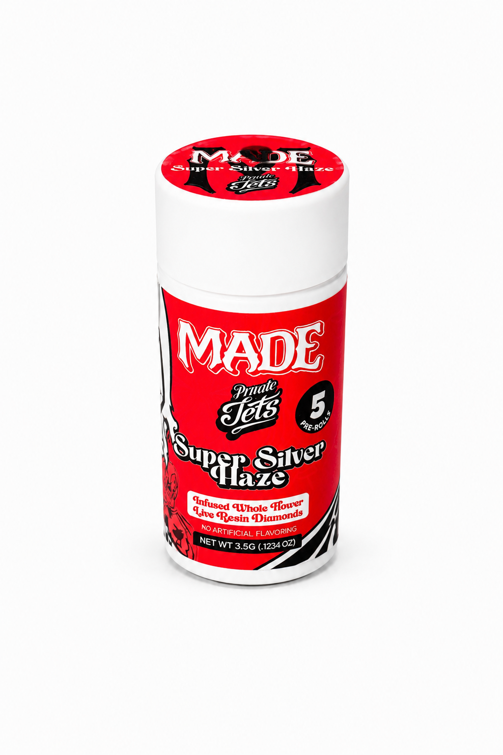 SUPER SILVER HAZE PRIVATE JETS INFUSED 5PK