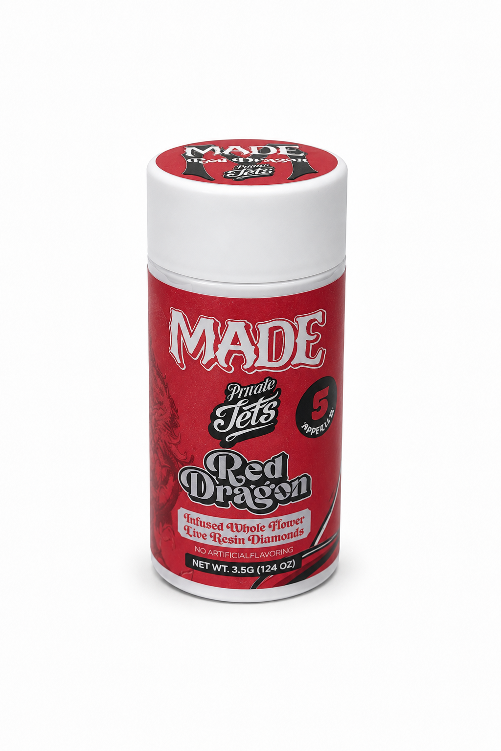 RED DRAGON PRIVATE JETS INFUSED 5PK