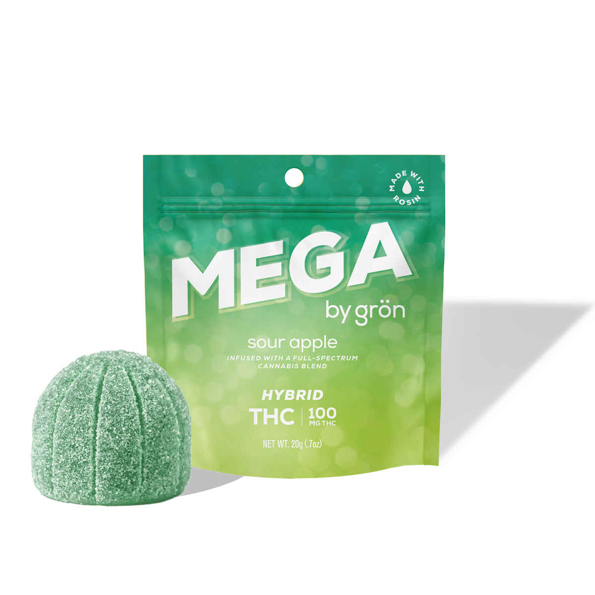 SOUR APPLE MEGA PEARL 100MG