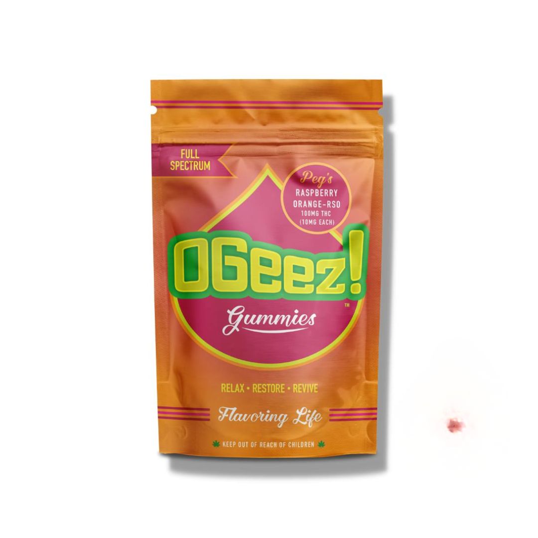 RASPBERRY ORANGE RSO 100MG