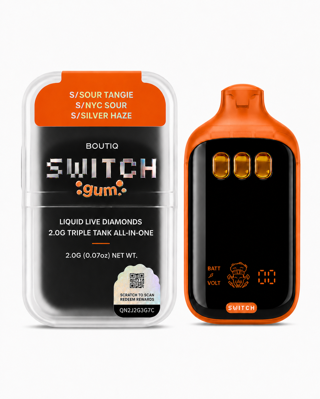 SWITCH AIO SOUR TANGIE/NYC SOUR/ SILVER HAZE 2G