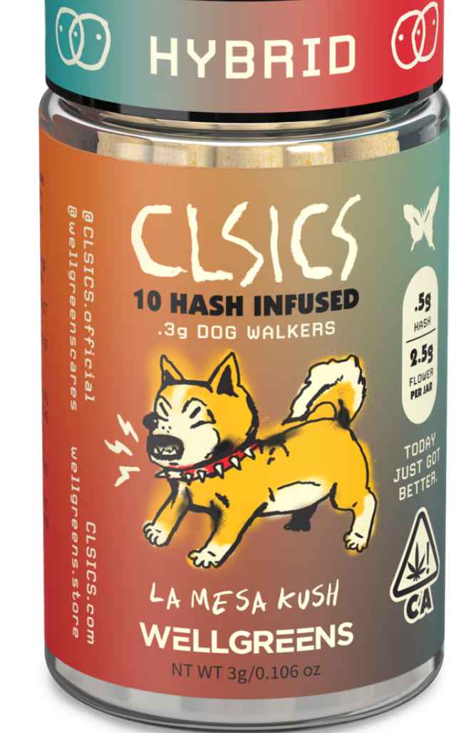 La Mesa Kush Hash Infused Pre-roll 10pk/3g