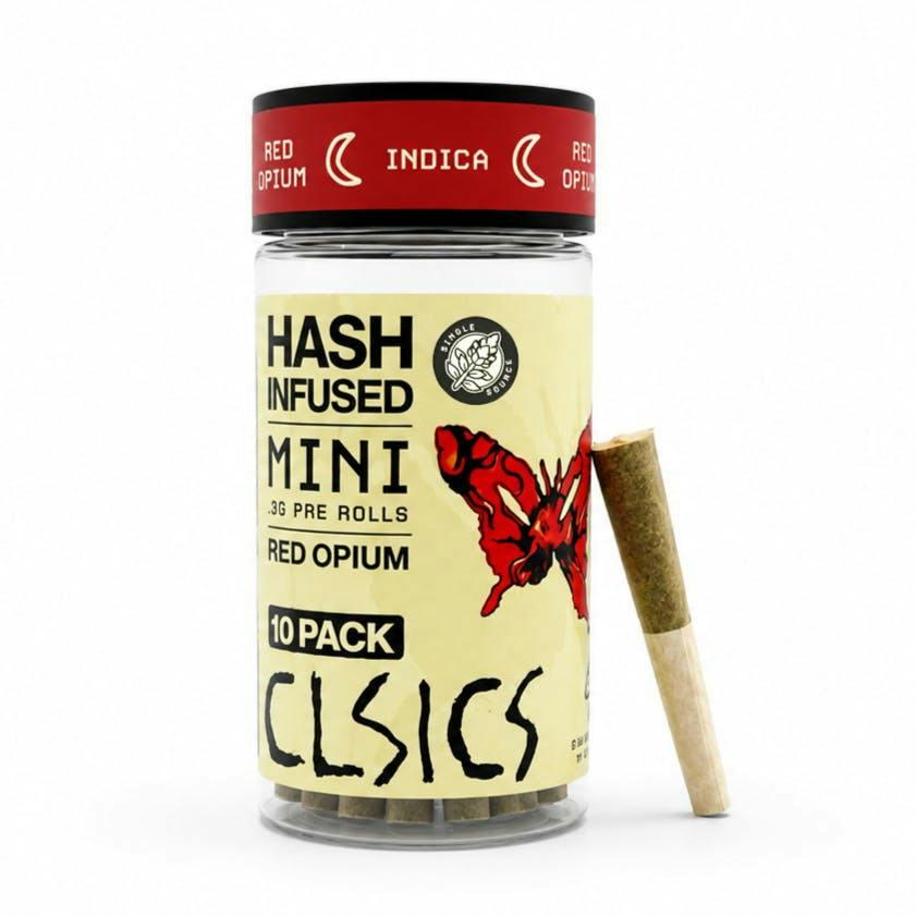 Red Opium Hash Preroll 10pk / 3g