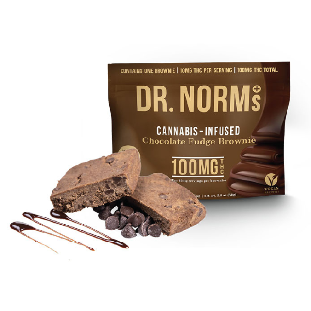 Dr. norm's - 1CT- CHOCOLATE FUDGE- BROWNIE Main Image