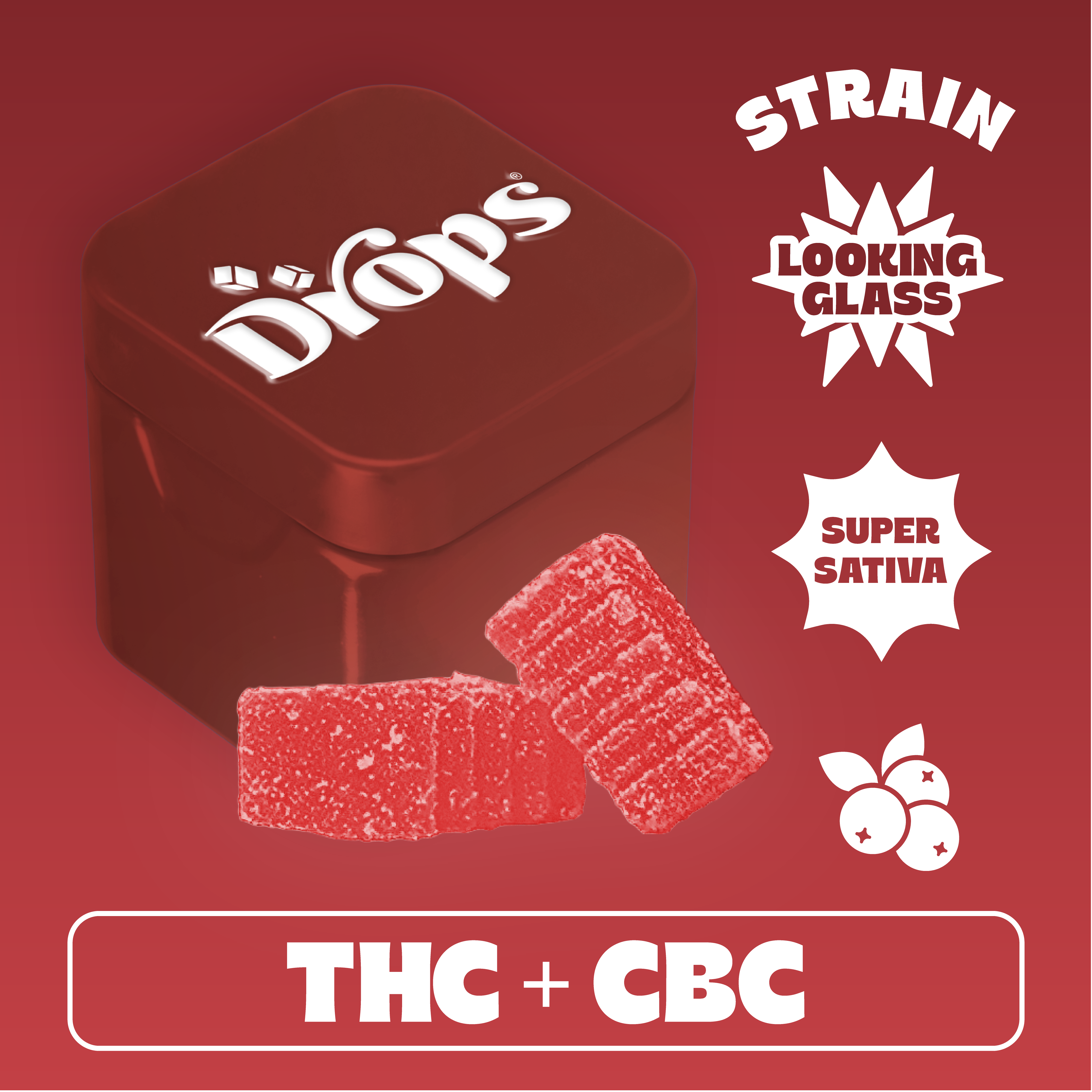 2CT- CRANBERRY- 1:1- THC: CBC- BANANA PUNCH- JELLIES