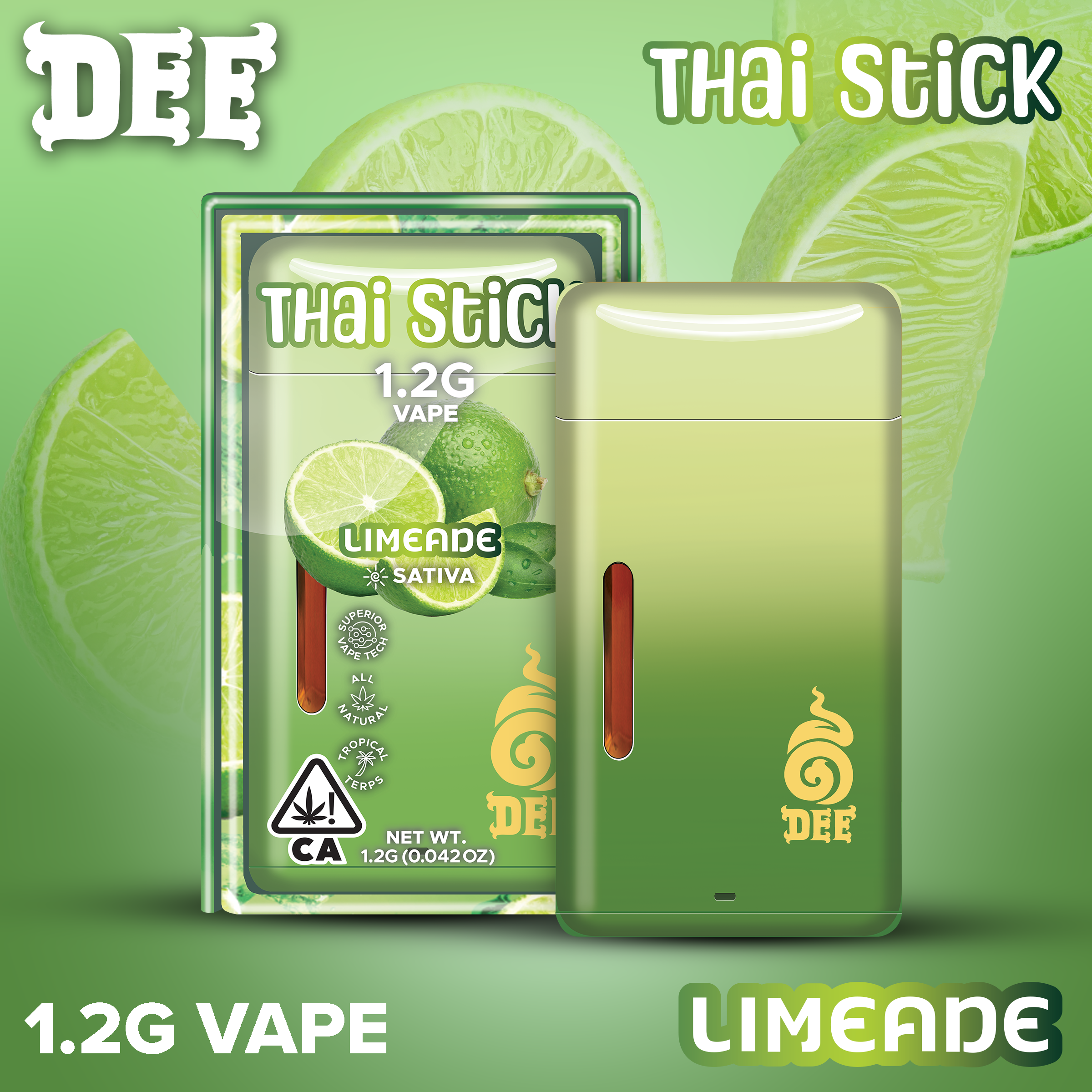 1.2G- LIMEADE- DISPOSABLE VAPE