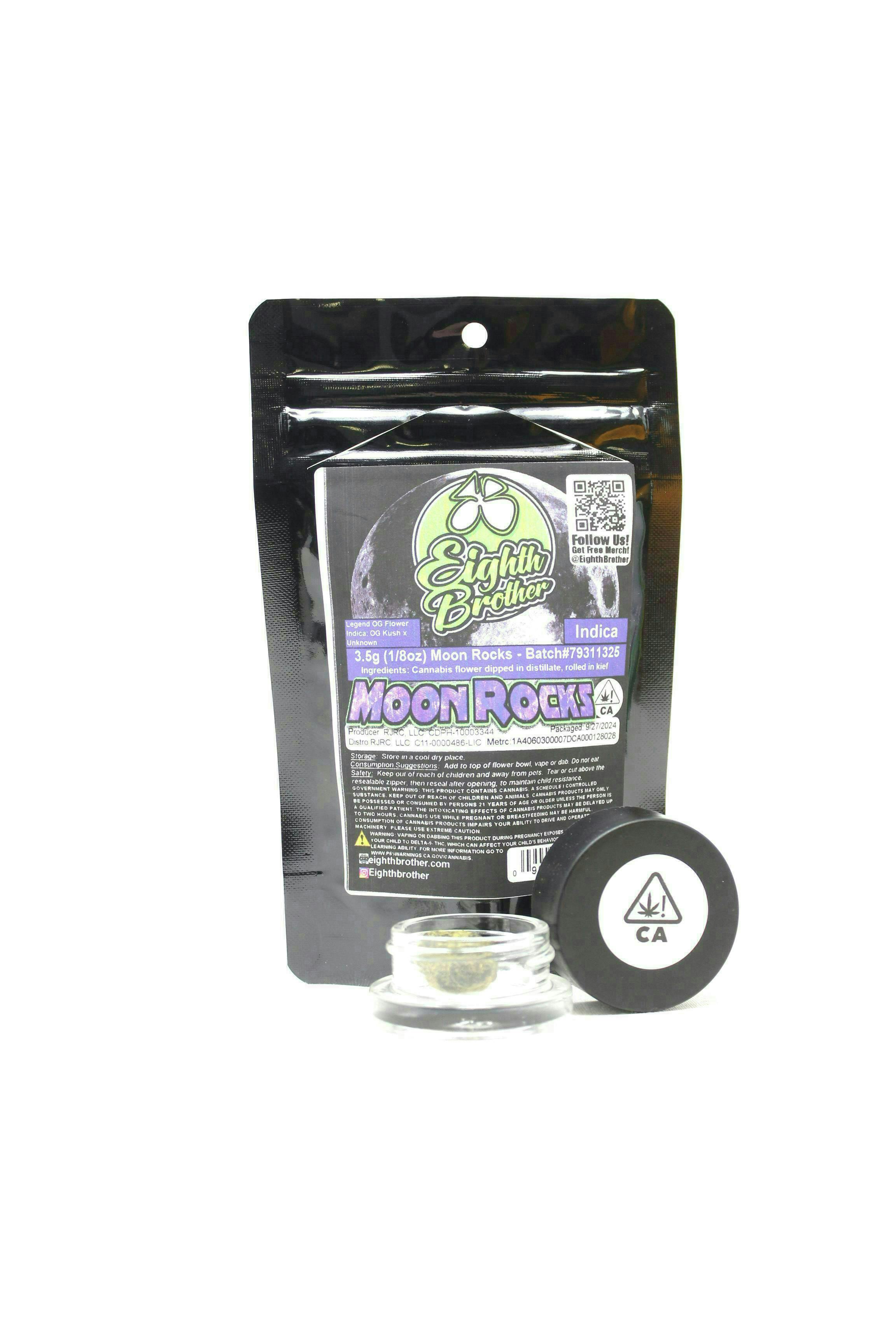 1/8 OZ- MOON ROCKS- LEGEND OG- INFUSED FLOWER