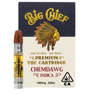 Big chief - 1G- CHEMDAWG- LIVE RESIN- CARTRIDGE Main Image