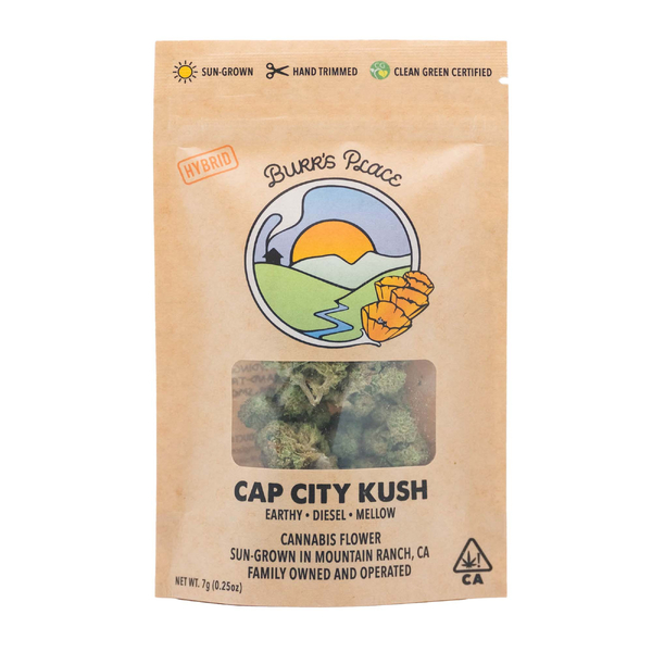 1/4 OZ- CAP CITY KUSH- SUN GROWN