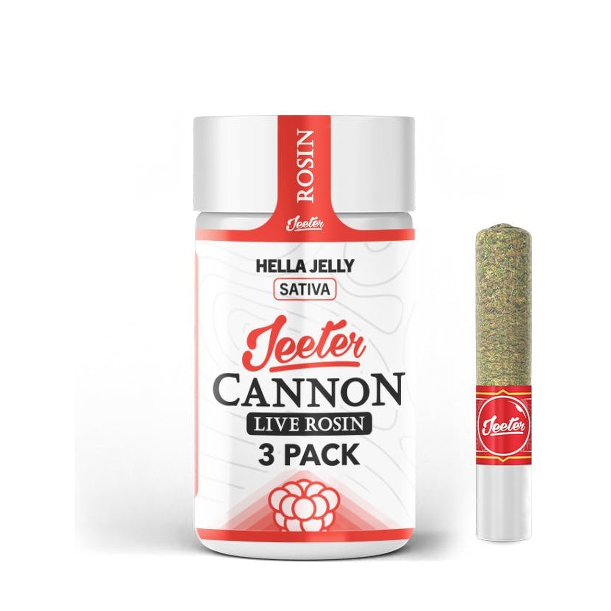 3PK- 0.5G- HELLA JELLY - SOLVENTLESS INFUSED- CANNON