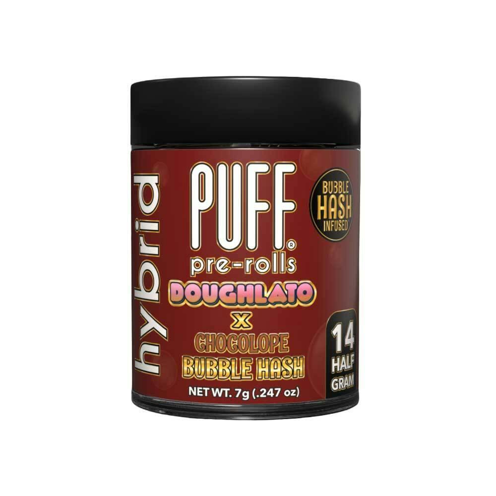 Puff - 14PK- 0.5G- DOUGHLATO X CHOCOLOPE- HASH INFUSED