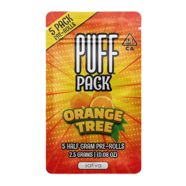 Puff - 5PK- 0.5G- ORANGE TREE- PRE ROLLS Main Image
