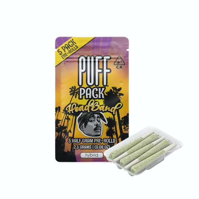 Puff - 5PK- 0.5G- HEADBAND- PRE ROLLS
