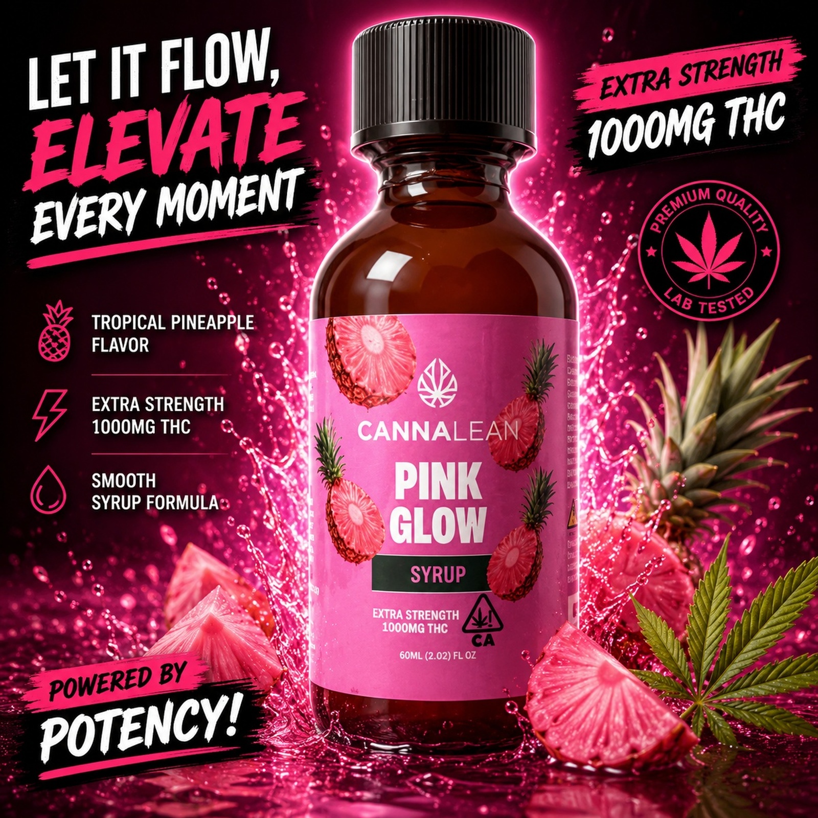 60ML- CANNA-LEAN- PINK GLOW