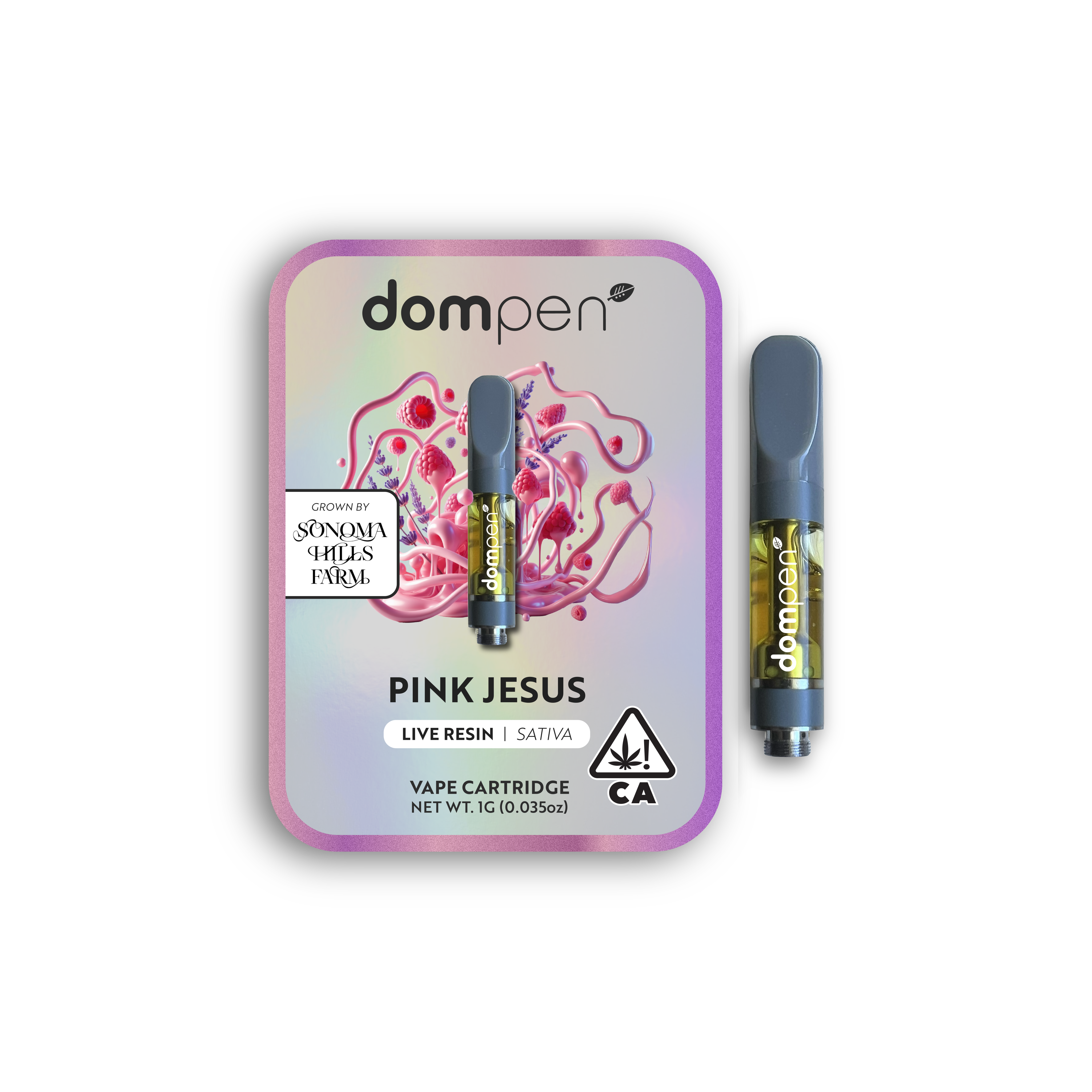 1G- PINK JESUS- LIVE RESIN- CARTRIDGE