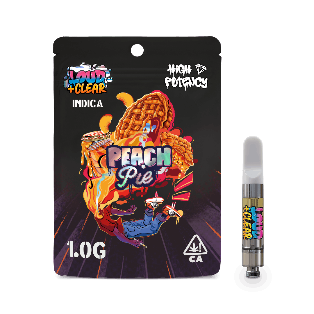 Loud & clear - 1G- PEACH PIE- LIQUID DIAMOND- CARTRIDGE