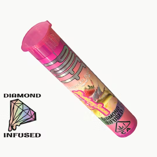 Puff - 1G - STRAWBERRY BANANA - DIAMOND INFUSED