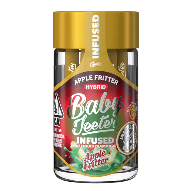 5PK- 0.5G- APPLE FRITTER- INFUSED- BABY JEETER