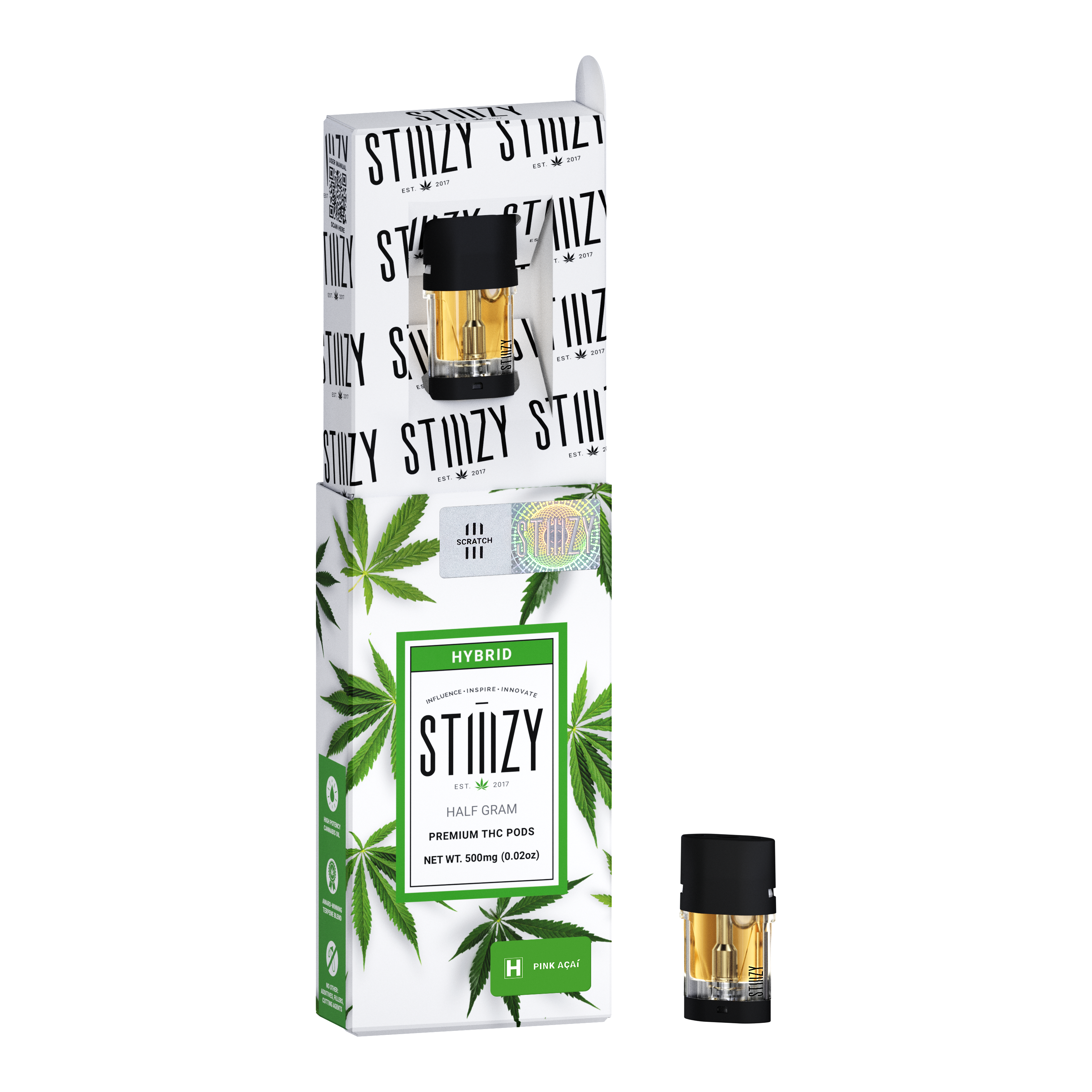 Stiiizy - 0.5G- THC- PINK ACAI- POD Main Image