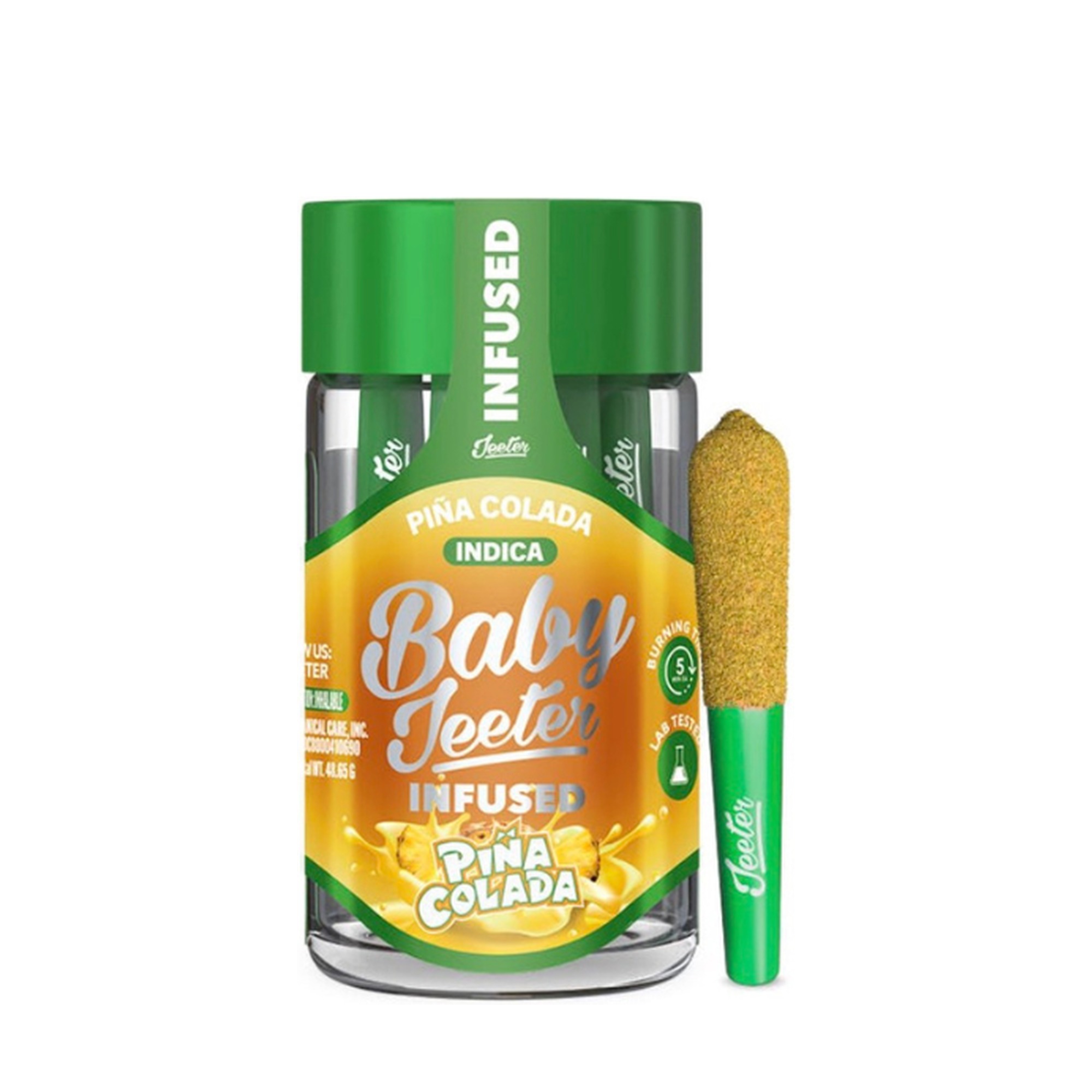 5PK- 0.5G- PINA COLADA- INFUSED- BABY JEETER