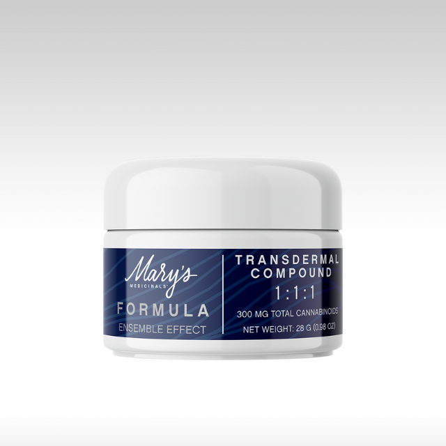Mary's medicinals - 2 OZ- 1:1:1- CBG:CBD:THC- TRANSDERMAL COMPOUND Main Image
