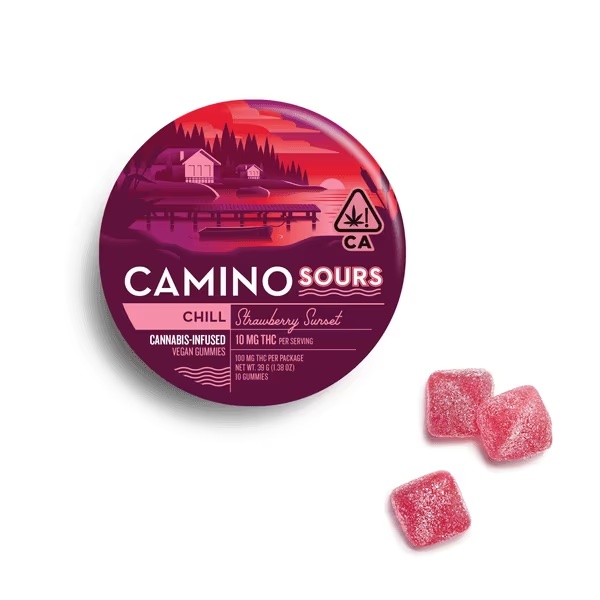 10CT- STRAWBERRY SUNSET- GUMMIES- SOURS