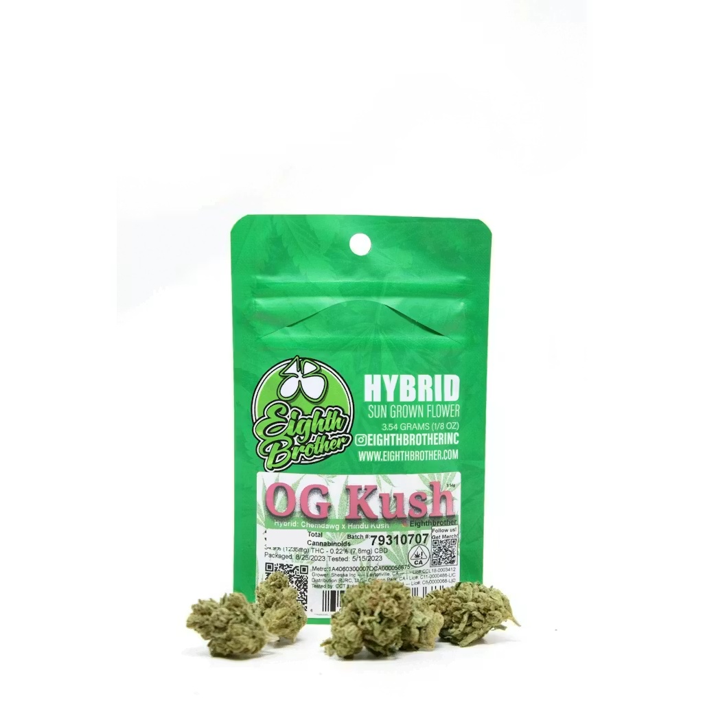 Eighth brother - 1/8 OZ- OG KUSH- SUN GROWN Main Image
