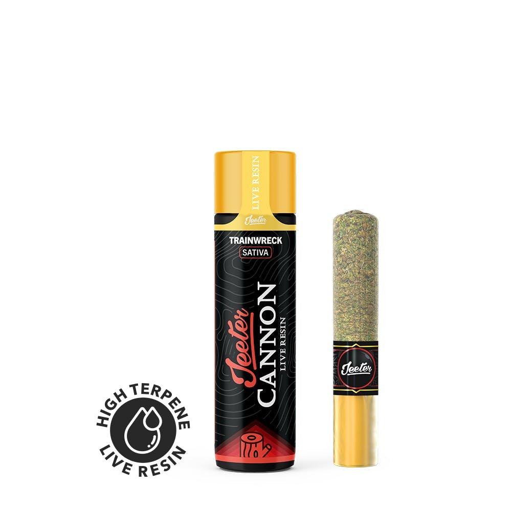 1.3G- TRAINWRECK- LIVE RESIN INFUSED- CANNON