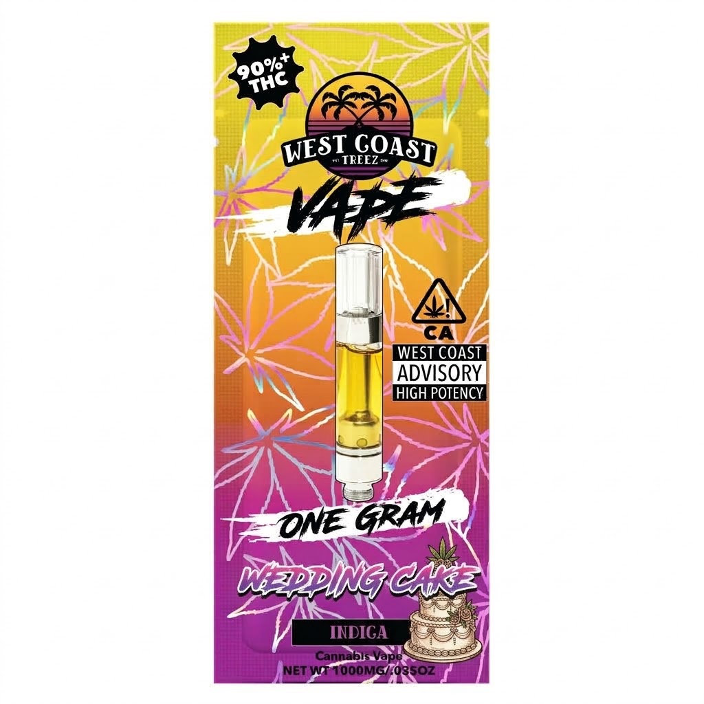 West coast treez - 1G- WEDDING CAKE- INDICA- CARTRIDGE Main Image
