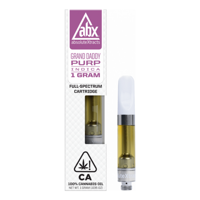 Abx - 1G- GRAND DADDY PURP- FULL SPECTRUM- CARTRIDGE