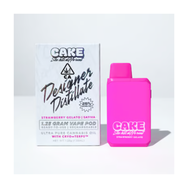 Cake - 1.25G- STRAWBERRY GELATO- DISPOSABLE Main Image