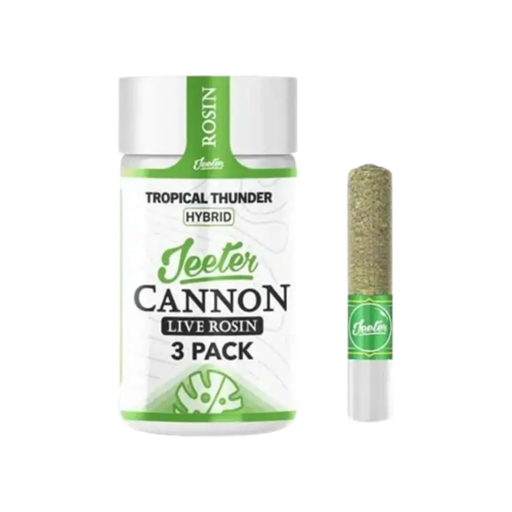 3PK- 0.5G- TROPICAL THUNDER- SOLVENTLESS INFUSED- CANNONS