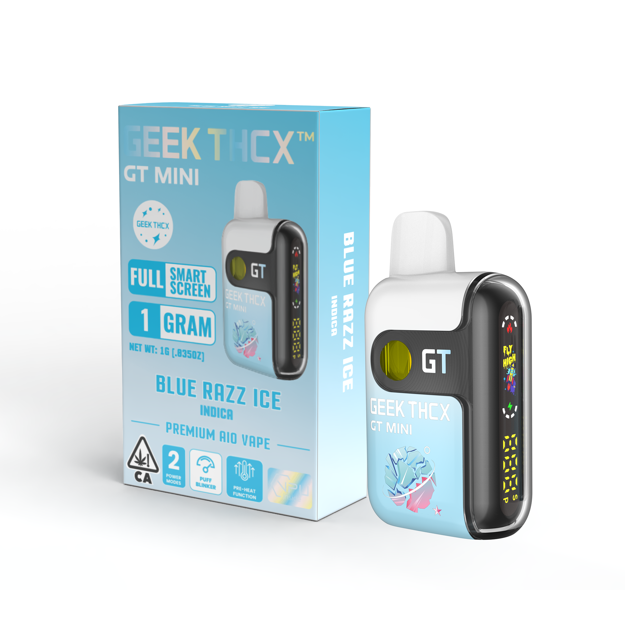 1G- BLUE RAZZ ICE- DISPOSABLE