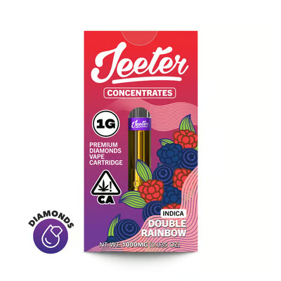 1G- DOUBLE RAINBOW- LIQUID DIAMONDS- CARTRIDGE