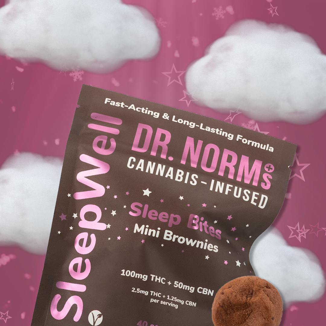 40CT- SLEEP BITES- VEGAN MINI BROWNIE- NANO