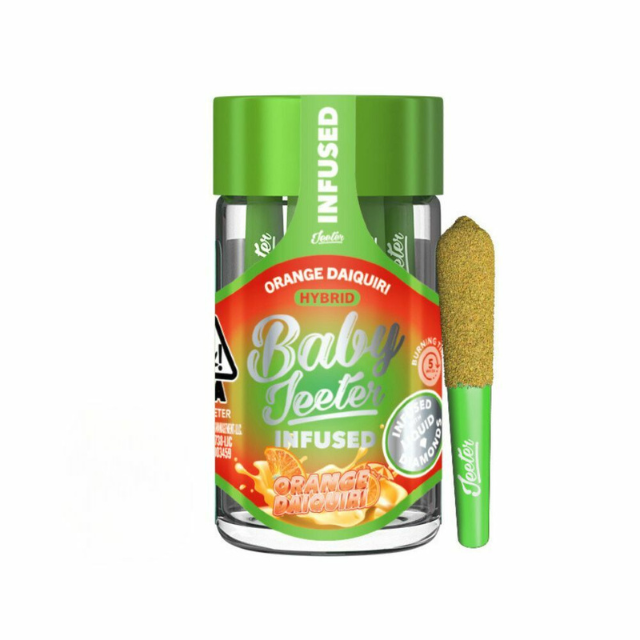 5PK- 0.5G- ORANGE DAQUIRI- INFUSED- DIAMOND- BABY JEETER