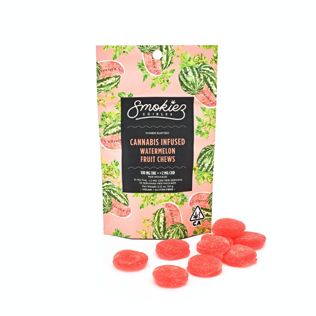 10CT- WATERMELON- FRUIT CHEWS