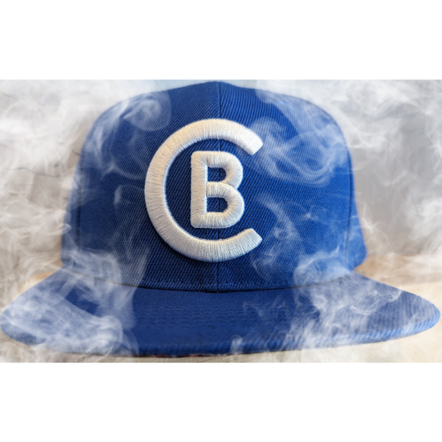 Cannablue - HAT- CB BLUE- FLOWER PATTERN